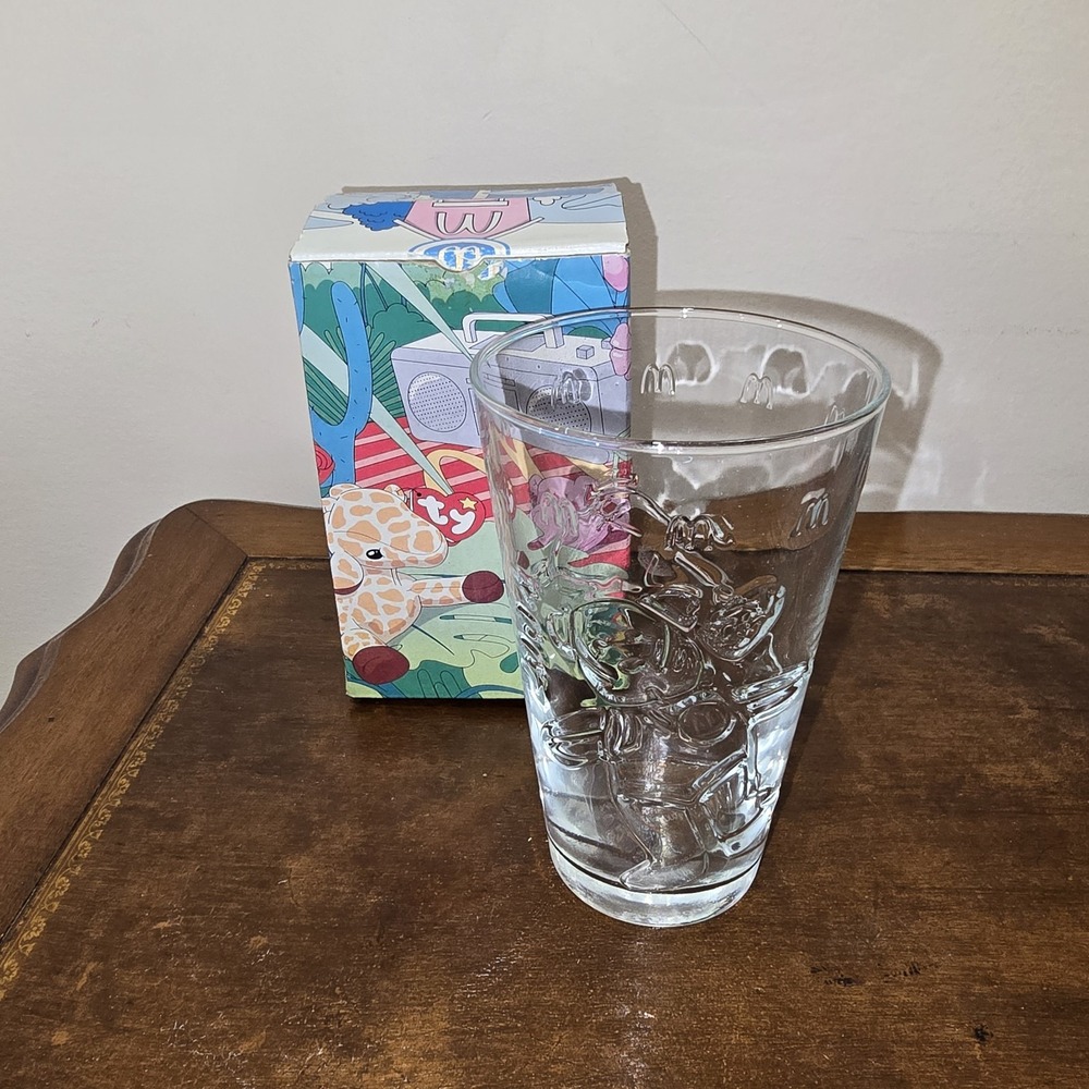 McDonald's Canada Collector's Glass Cup 2024-Ty Beanie Babies Canadian Exclusive